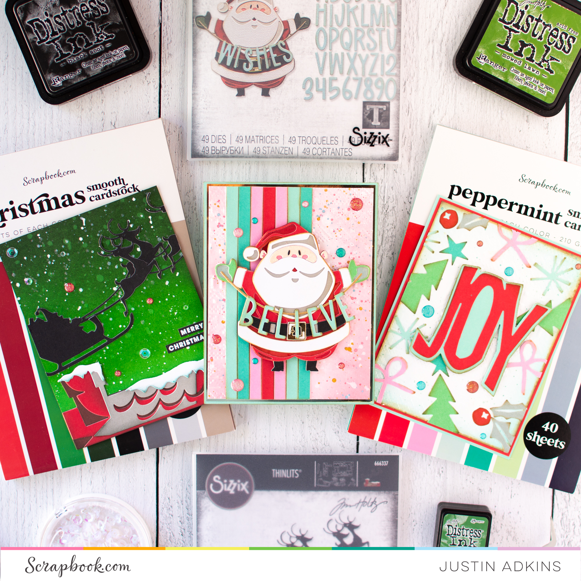 New Sizzix + Tim Holtz Christmas 2023 Release – Just a Note by Justin
